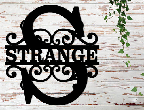 Metal Name Signs Custom Cut Metal Sign Wall Metal Art