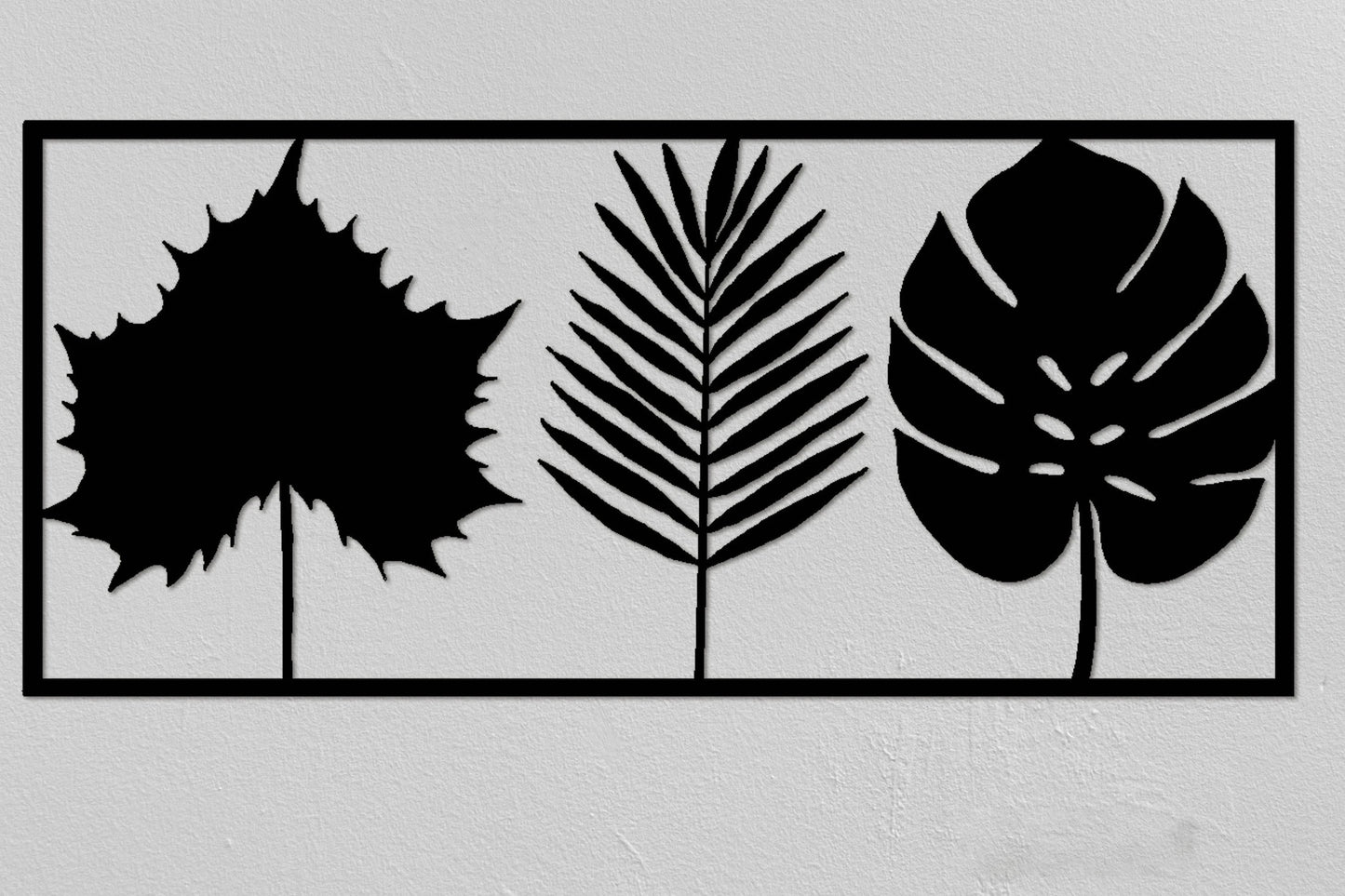 Tree Leafs Design 2 Pieces Christmas Giftsmodern Rustic Wall Decor Living Room Special Design New Home Gifts