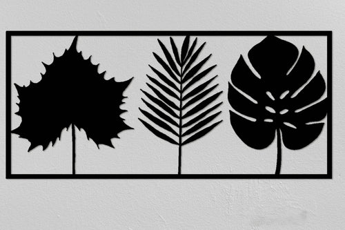 Tree Leafs Design 2 Pieces Christmas Giftsmodern Rustic Wall Decor Living Room Special Design New Home Gifts