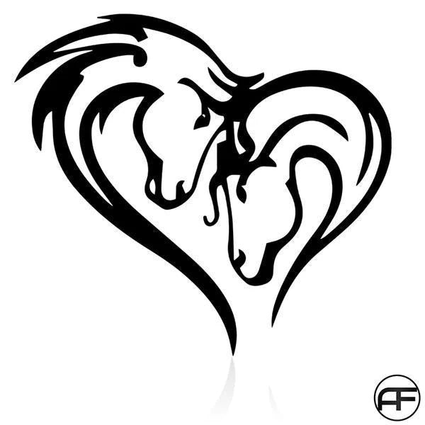 Horse Heart Sign Personalized Horse Metal Sign, Horseshoe Art, Western Decor, Initial Metal Sign, Housewarming Gift, Farmhouse Decor Metal Wall Art, Metal Laser Cut Metal Signs Custom Gift Ideas