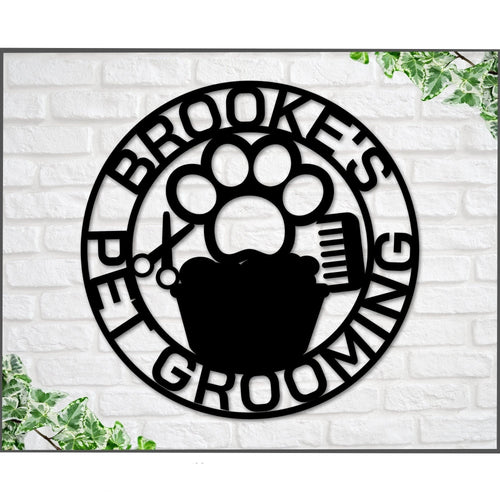 Pet Grooming Sign Pet Groomer Sign Dog Grooming Sign Grooming Business Sign Dog Grooming Service Pet Salon Gift For Pet Owner Business