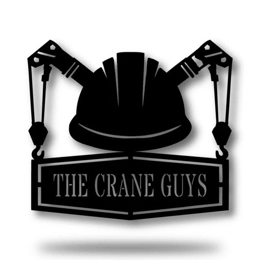 Crane Operator Customized Metal Signs, Custom Metal Sign, Custom Signs, Metal Sign, Metal Laser Cut Metal Signs Custom Gift Ideas - 8 inches - metal sign