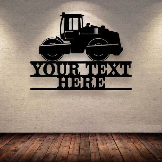 Personalized Tractor Metal Sign, Custom Name Metal Sign, Farmhouse Decor, Sign For Farmhouse, Gift For - metal sign