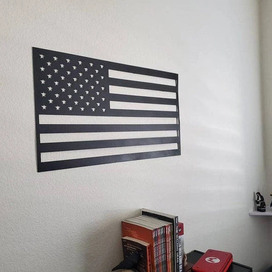 Fathers Day Gift United States Metal Art Metal Flag Veterans Day Gift American Flag Gift For Him Military Gift Pat