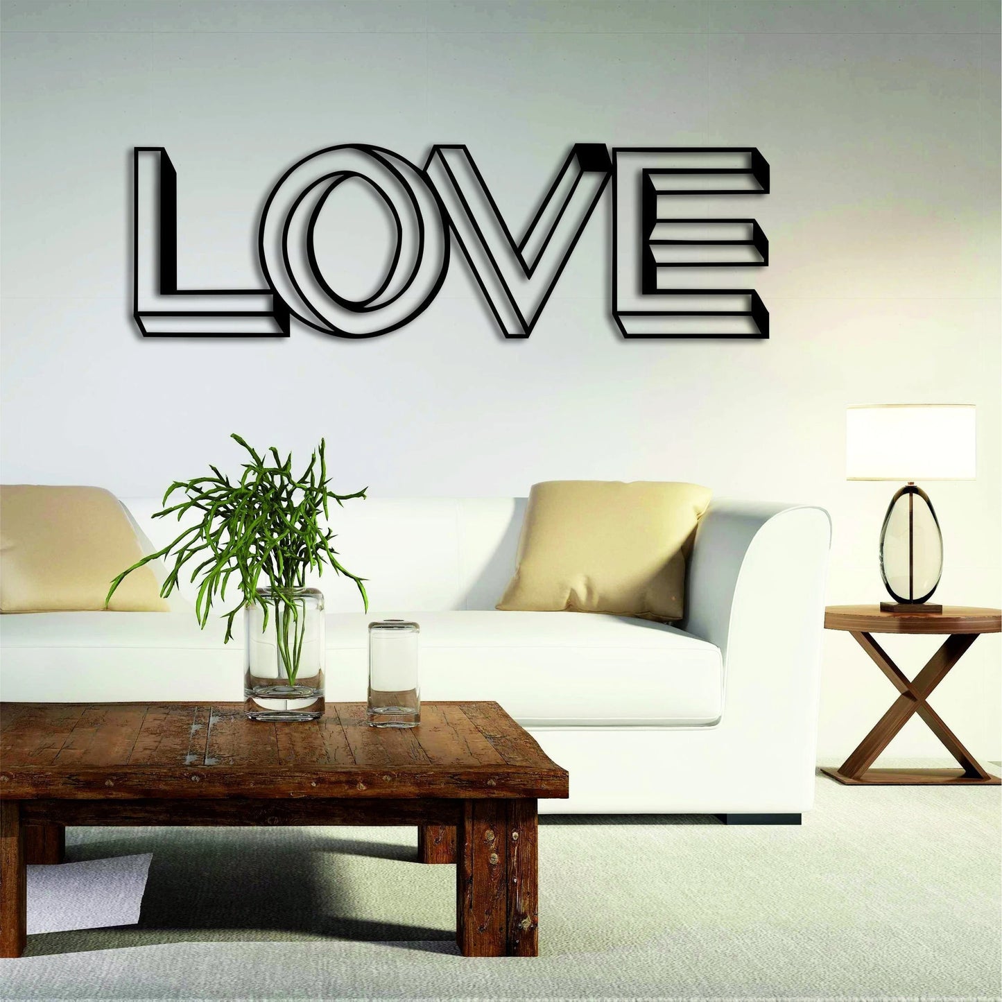 Love Metal Sign Motivational Wall Decor Friends Sign Metal Words Metal Wall Decor Entryway Housewarming Gift