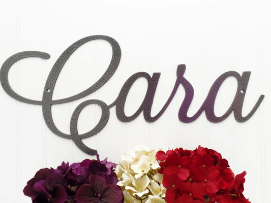 Custom Name Metal Wall Art, Family Name, First Name, Name Sign, Metal Sign, Outdoor Sign, Gift, Family - metal sign