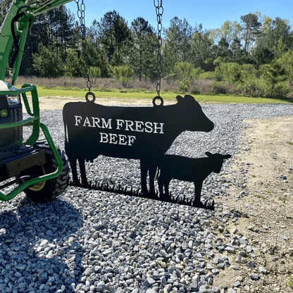 Personalized Angus Cow Farm Sign, Cut Metal Sign, Metal Wall Art, Metal House Sign Laser Cut Metal Signs Custom Gift Ideas