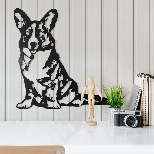 Corgi Metal Sign Cardigan Corgi Personalized Name Metal Sign Dog Metal Wall Art Corgi Metal Wall Decor - metal sign