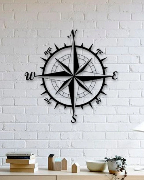 Nautical Compass Metal Compass North Arrow Metal Art Housewarming Gifts Christmas Gifts Gifts For Him Kompass Wall Art