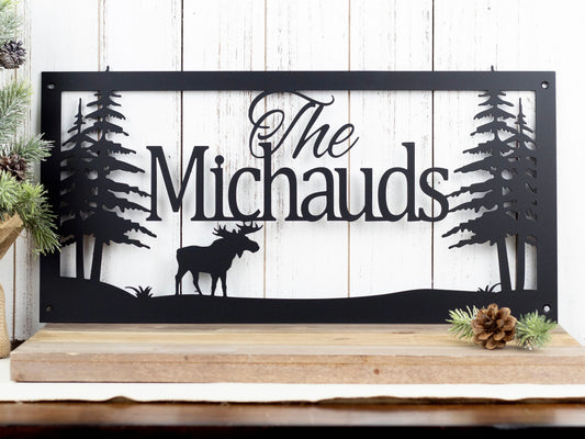Custom Name Metal Sign, Family Name, Personalized Sign, Outdoor Sign, Name Sign, Metal Wall Art, Family - metal sign