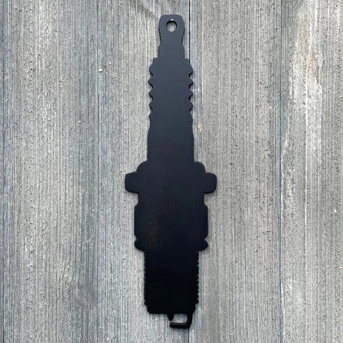 Sparkplug Metal Sign Cutout Cut Metal Sign Wall Metal Art