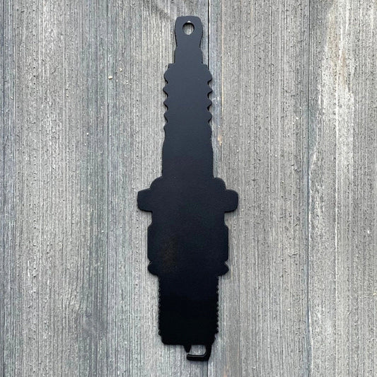 Sparkplug Metal Sign Cutout Cut Metal Sign Wall Metal Art - 8 inches - metal sign