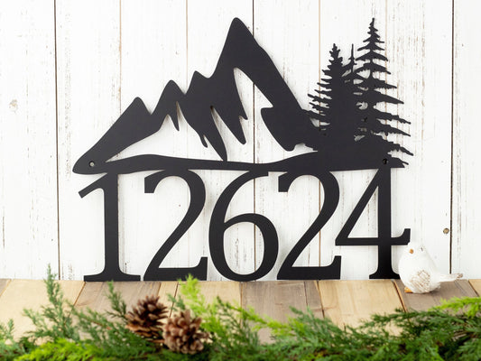 House Numbers, House Number Plaque, Address Plaque, Address Sign, Custom Metal Sign, House Number, Metal - metal sign