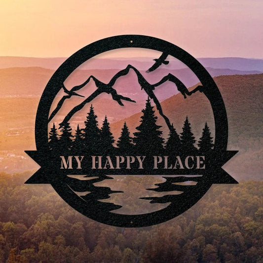 The Great Outdoor Scenery Outdoor Decor Outdoorsman Gift Christmas Gift For Him Christmas Gift For Her Custom Metal Sign Fathers Day