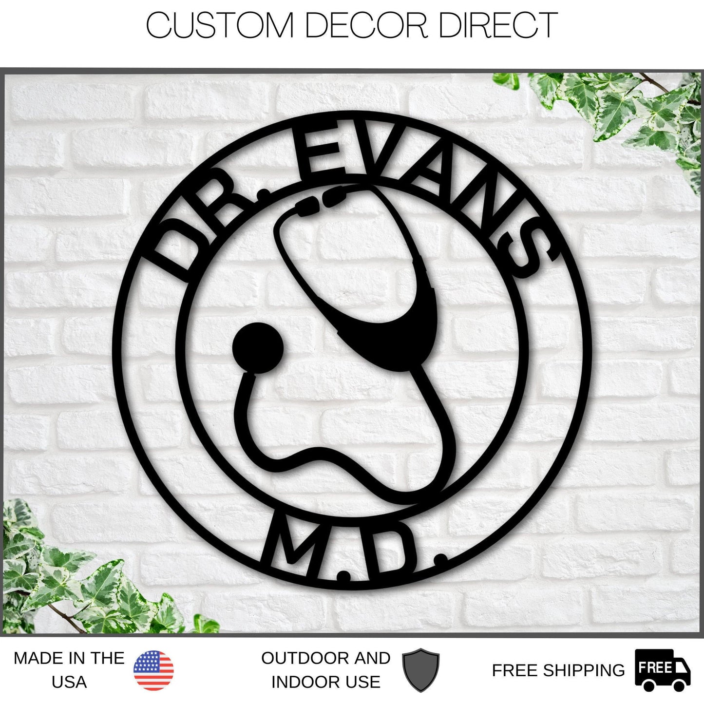 Personalized Doctor Sign, Custom Doctor Metal Sign, Doctor's Office Decor, Personalized Nurse Sign, Doctor Gift, Nurse Gift, Med Student Laser Cut Metal Signs Custom Gift Ideas