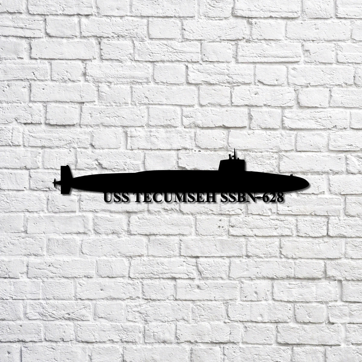 Uss Tecumseh Ssbn628 Navy Ship Metal Sign, Memory Wall Metal Sign Gift For Navy Veteran, Navy Ships Silhouette Metal Sign Laser Cut Metal Signs Custom Gift Ideas