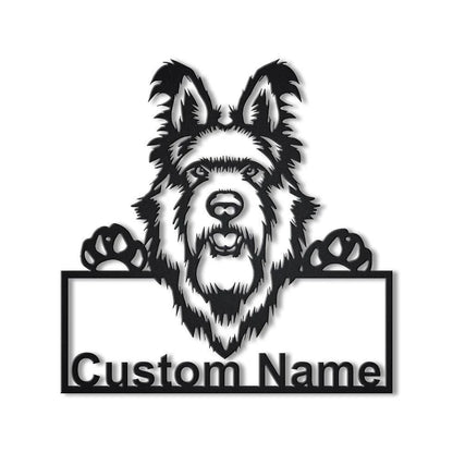 Personalized Berger Picard Dog Metal Sign Art, Custom Berger Picard Dog Metal Sign, Father's Day Gift, Pets Gift, Birthday Gift, Laser Cut Metal Signs Custom Gift Ideas