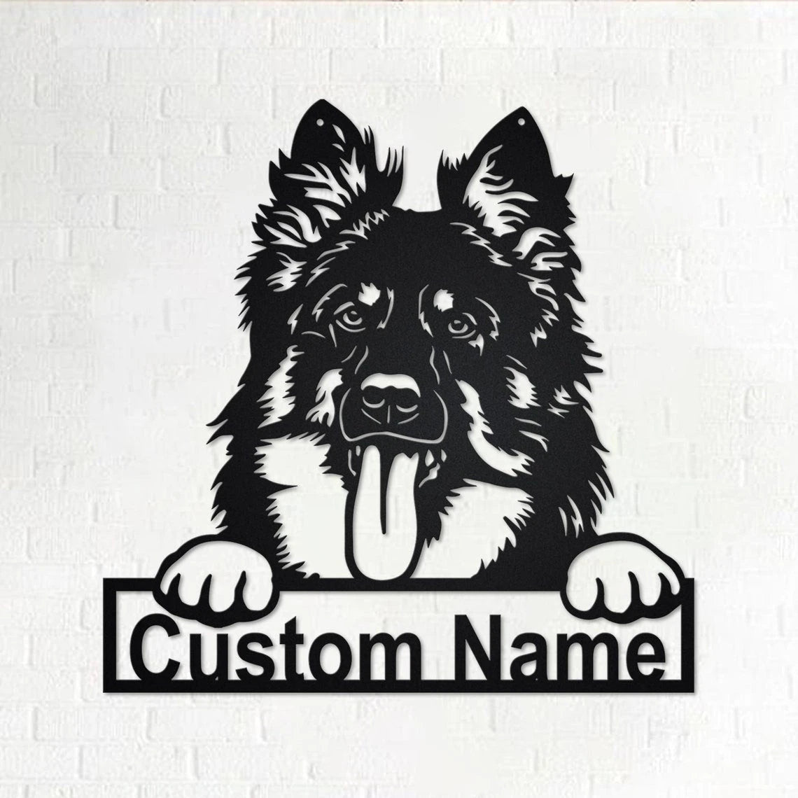 Personalized Custom Bohemian Shepherd Metal Sign for Dog Lover Custom Name
