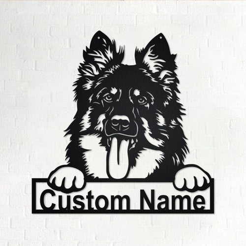 Personalized Custom Bohemian Shepherd Metal Sign for Dog Lover Custom Name