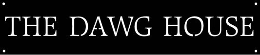 Metal Dawg House Sign Metal House Sign - 8 inches - metal sign