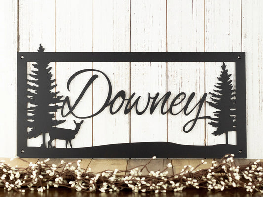 Custom Metal Sign Outdoor Last Name Sign Housewarming Gift Personalized Sign Farmhouse Rustic Country - metal sign