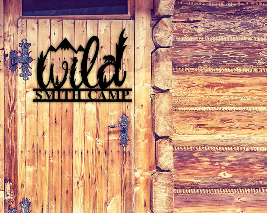 Rustic Address Sign, Metal Outdoor Sign, Personalized Metal Name Sign, Home Decor Gift, Family Name - metal sign