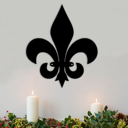 Fleur De Lis Sign Wall Mount Personalized Fleur De Lis Fleur De Lis Rustic Wall Decor