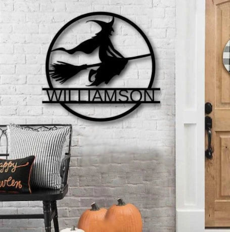 Personalized Halloween Sign, Halloween Sign, Halloween Decor, Halloween Metal Sign, Happy Halloween Sign - metal sign