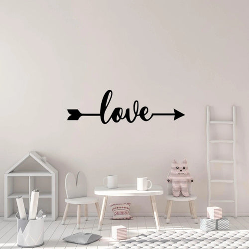 Love Script Sign Cut Metal Sign Wall Decor Metal Sign Metal Art