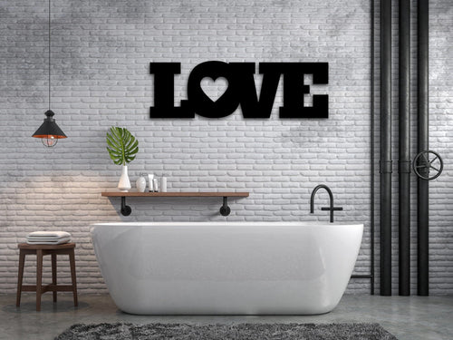 Valentines Day Love Sign Love Valentine's Day Decor Custom Metal Sign Metal Valentine's Day Sign