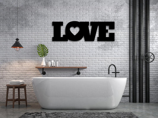 Valentines Day Love Sign Love Valentine's Day Decor Custom Metal Sign Metal Valentine's Day Sign