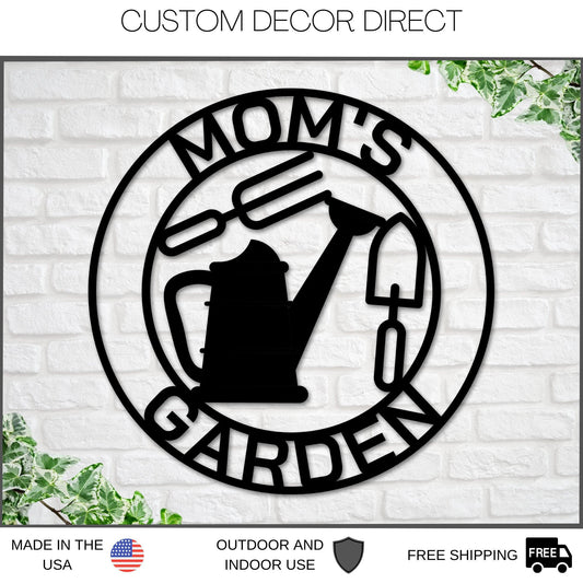 Mothers Day Gift, Personalized Mothers Day Gift, Gift For Mom, Custom Garden Metal Sign, Personalized - metal sign