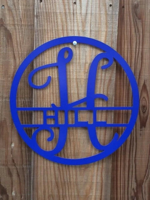 Large Personalized Horseshoe Plasma Cut Metal Sign, Cut Metal Sign, Wall Metal Sign, Laser Cut Metal Signs Custom Gift Ideas - 8 inches - metal sign