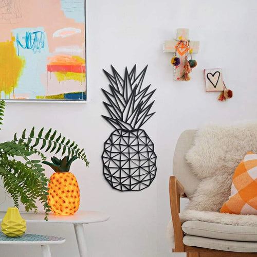 Pineapple Decor Wall Art Cut Metal Sign Laser Cut Metal Signs Custom Gift Ideas