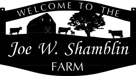 Custom Metal Bee Sign With Bee Skep Metal House Sign - 8 inches - metal sign