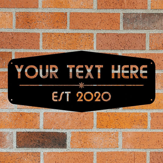 Custom Metal Words, Your Custom Text, Custom Name Script Metal Sign, Personalized Metal Wall Decor - metal sign