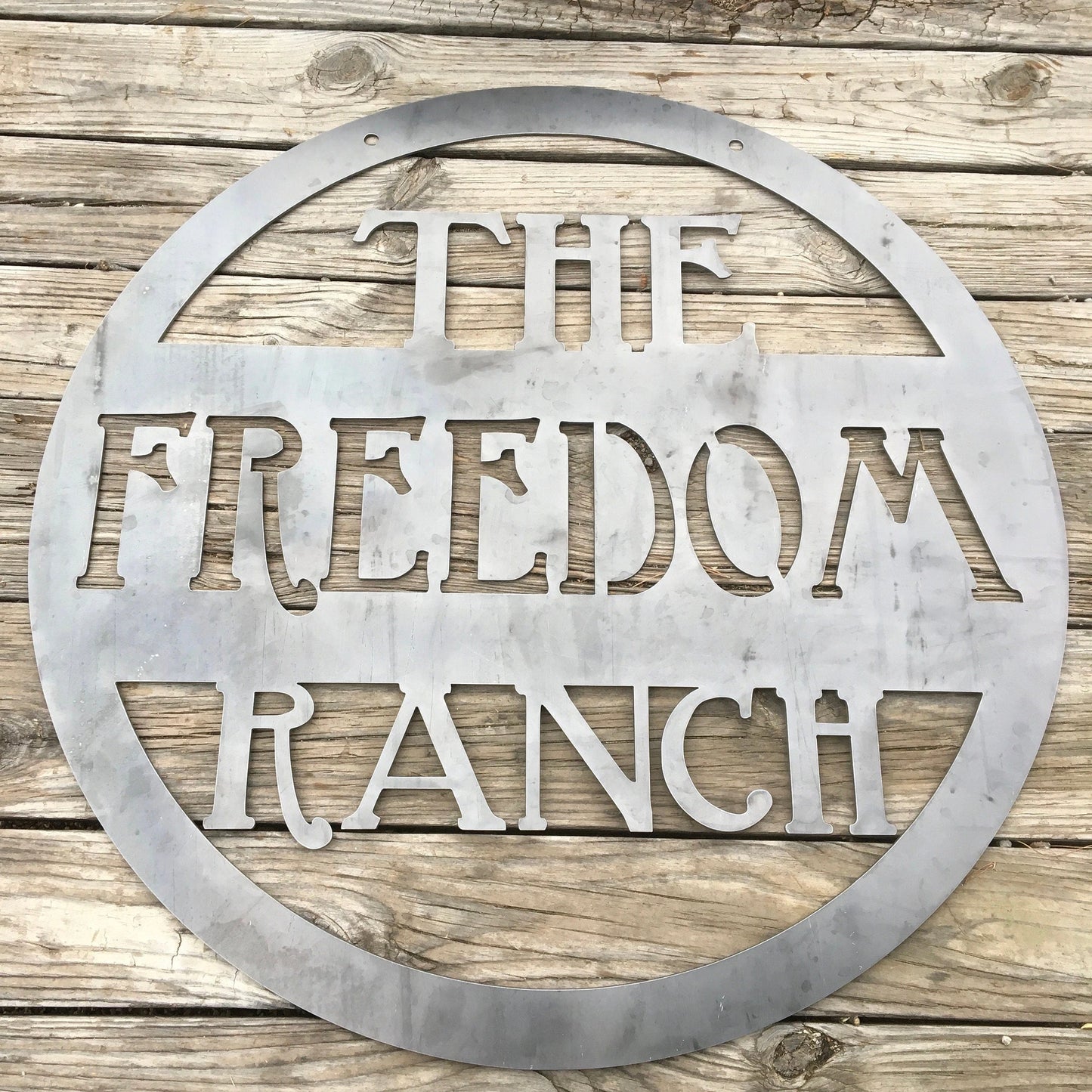 Custom Metal Farm Sign Custom Metal Sign Personalized Farm Sign Metal Ranch Sign