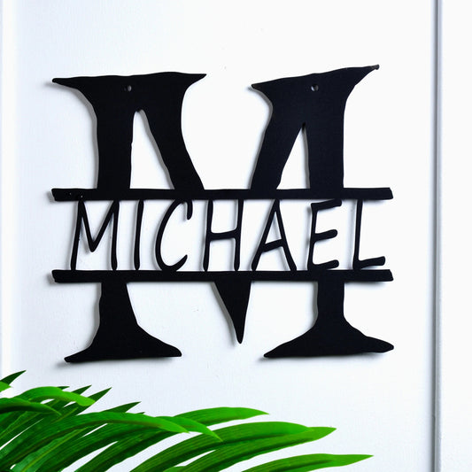 Housewarming Gift,custom Personalized Family Name Sign,name Sign Steel,custom Metal Sign,metal Sign - metal sign