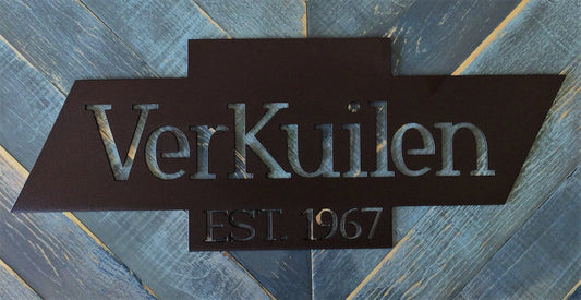 Buck Wallhanging Metal Sign Cut Metal Sign Wall Metal Sign