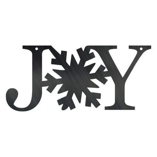 Joy Snow Flake Customized Metal Signs Custom Metal Sign Custom Signs Metal Sign
