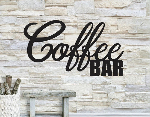 Coffee Bar Coffee Wall Decor Metal Wall Decor Coffee Bar Words Wall Art