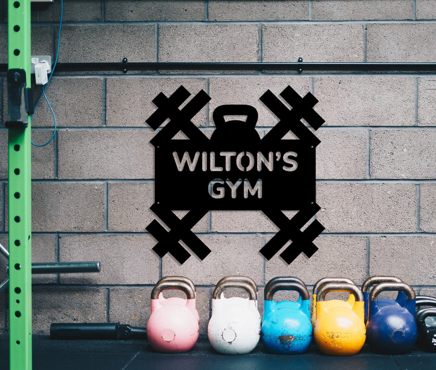 Gym Sign Personalized Home Gym Sign Custom Metal Gym Sign Home Gym Sign Cross Fit Sign Outdoor Gym Sign Workout Room Wall Art Laser Cut Metal Signs Custom Gift Ideas