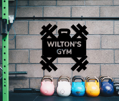 Gym Sign Personalized Home Gym Sign Custom Metal Gym Sign Home Gym Sign Cross Fit Sign Outdoor Gym Sign Workout Room Wall Art Laser Cut Metal Signs Custom Gift Ideas
