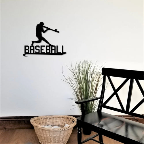 Baseball Sign Baseball Player Bedroom Decor Kids Room Metal Sports Sign Gift For Son Grandson Husband Or Boyfriend