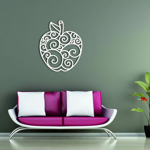 Mandala Apple Metal Art Mandala Metal Art Apple Metal Art Metal Wall Decor Metal Sign Craftsman Metal Wall Hangings