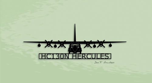 Hc130n Hercules Combat King Metal Sign Cut Metal Sign Wall Decor