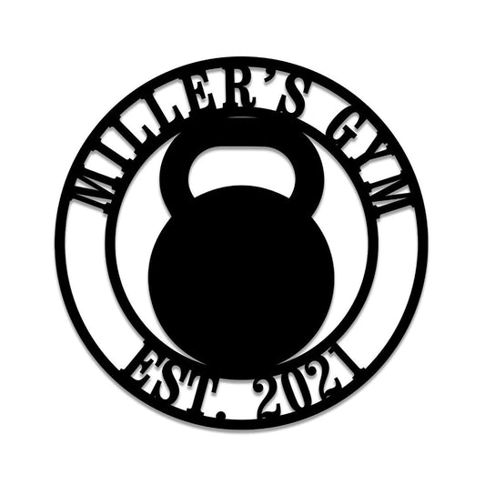 Metal Gym Sign, Custom Fitness Center, Cross Fit Club Decor, Wedding, Anniversary Art Gift For Him her - wedding detail
