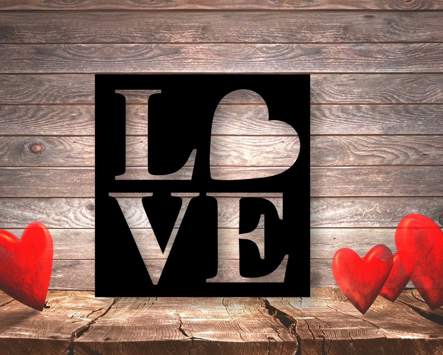 Metal Love Sign Love Love Sign Valentine's Day Gift Mother's Day Gift Love Wall Decor Wedding Gift Anniversary Gift
