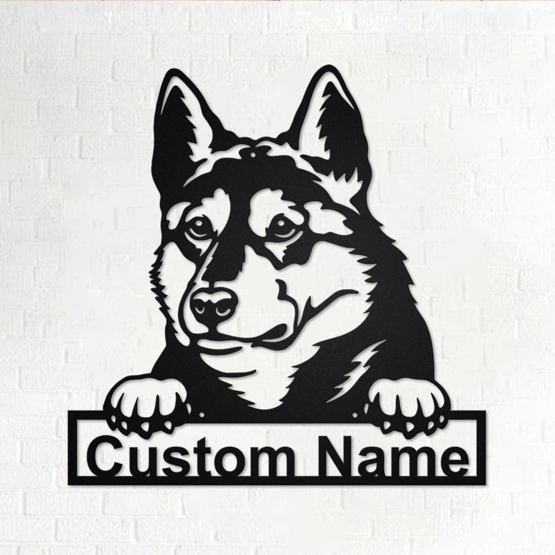Personalized Custom Laika Dog Metal Sign for Dog Lover Custom Name