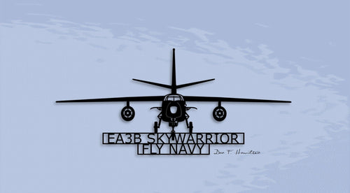Ea3b Skywarrior Fly Navy Metal Sign, Cut Metal Sign Wall Decor Laser Cut Metal Signs Custom Gift Ideas